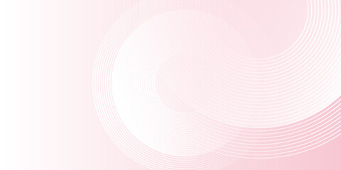 Abstract banner background pastel colorful  pink and yellow gradations. Circle effect vector modern