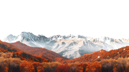 Stunning Aerial Panorama of Autumn Mountains in Isola - Breathtaking Landscape View