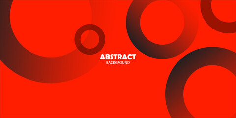 Fresh Orange Circle Line Gradient Background Vector