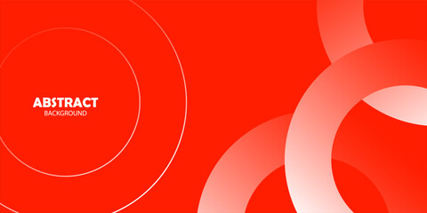 Fresh Orange Circle Line Gradient Background Vector