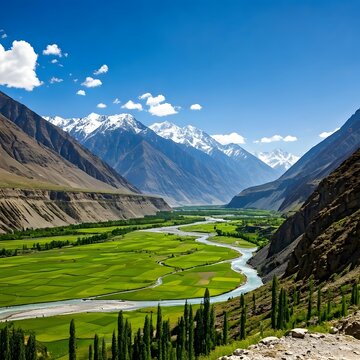 Hunza Valley&rsquo;s Majestic Landscape A Stunning
