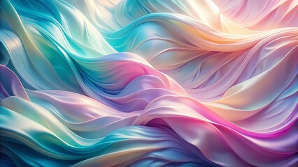Obraz premium Pastel Wave Texture Background: Soft, Dreamy Abstract Design for Fashion Photography