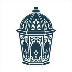 Ramadan Lantern Fanoos Islamic Pattern Vector