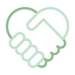 Handshake Icon Symbolizing Partnership