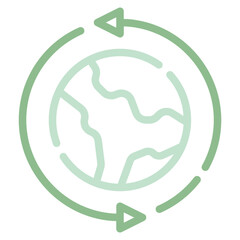 Eco-friendly Earth Icon