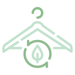 Eco-Friendly Clothing Hanger Icon