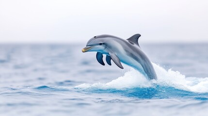 Fototapeta premium Dolphin leaping out of water (1)