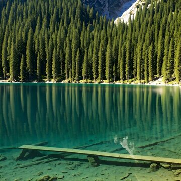 Enchanting Green Lake (Gr&uuml;ner See), Austria