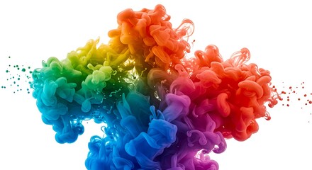 Fototapeta premium Chromatic Bloom AI Generated