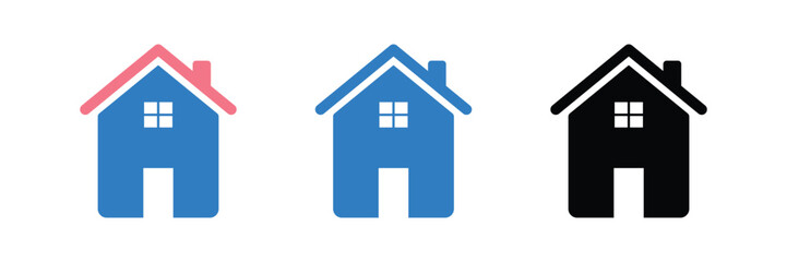 Home logo icon set design.