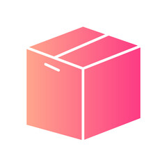 parcel gradient icon