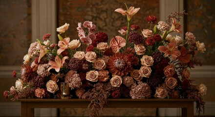 Rustic floral arrangement