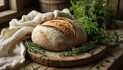 Rustic Fresh Bread &ndash; Artisan Baking with Natural Ingredients