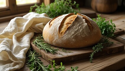 Rustic Fresh Bread &ndash; Artisan Baking with Natural Ingredients