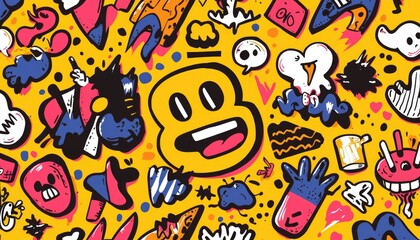 Colorful abstract pattern