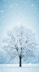 Fototapeta premium Winter's Embrace AI Generated