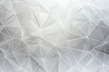 Abstract Geometric Pattern White and Gray Low Poly Background