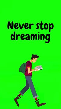 Never stop dreaming, just do smart work