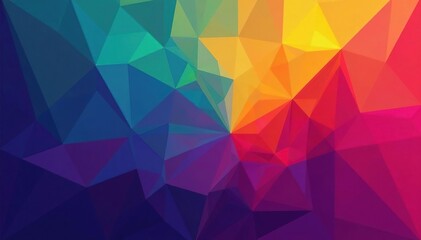 Geometric shapes in vibrant hues, creating a dynamic, modern feel , texture, colourful