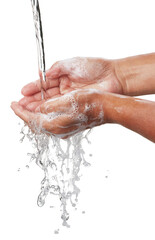 washing hands