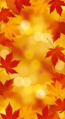 Autumn's Golden Embrace AI Generated