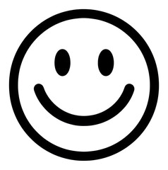 PNG Smile icon stencil.