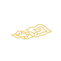 Fototapeta premium traditional mega mendung batik