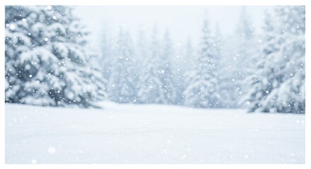 Fototapeta premium Winter's Soft Embrace AI Generated