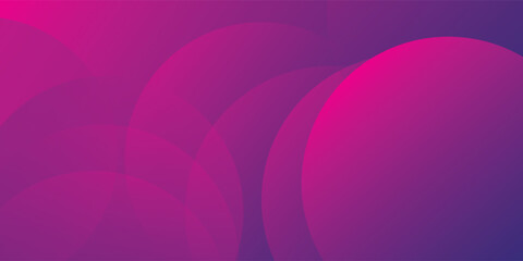 Obraz premium Minimal geometric background. Pink elements with fluid gradient. Dynamic shapes composition. Eps10 vector