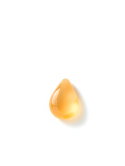 Face serum drop isolated. Face oil, liquid gel swatch texture. Serum texture.