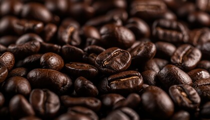 Fototapeta premium Close-up coffee beans