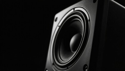 Fototapeta na wymiar Close-up speaker cone