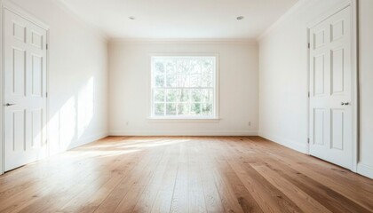 Empty room with hardwood floors