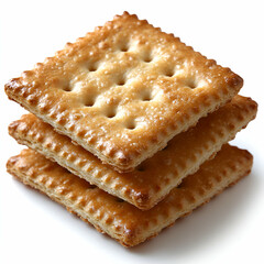 Stacked crackers photography
