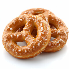 Stacked pretzels image for food photography