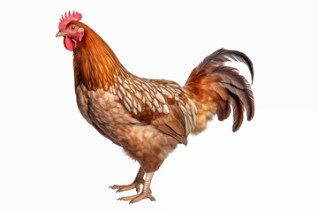 Fototapeta premium rooster isolated on white background