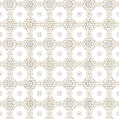 Vintage Floral Geometric Lace Seamless Pattern for Textile Print for Fabric