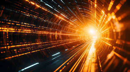 Visualizing blockchain cybersecurity encryption digital tunnel exploration online infographic tech environment insightful perspective