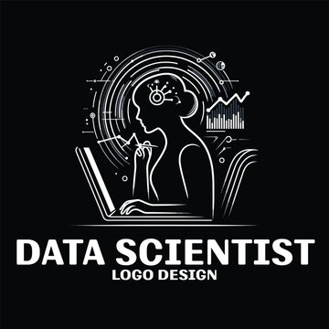 Data Scientist Vector Logo Design