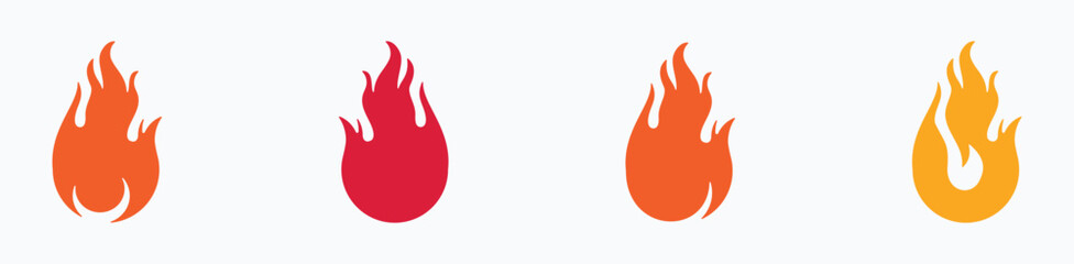 Fire flame vector illustration