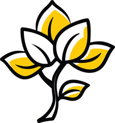 Fruit and Flowering Trees Collection olive, avocado, cherry, plum, pear, hazelnut, cashew, almond, magnolia, dogwood Illustration