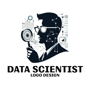 Data Scientist Vector Logo Design