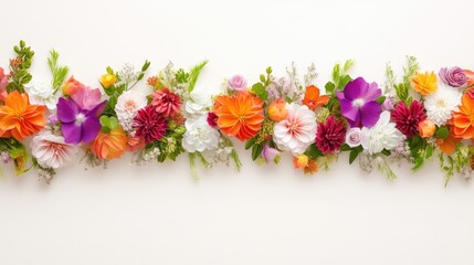 Fototapeta premium Colorful flower arrangement