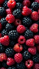 Group of assorted blackberries arranged neatly, health, assortment, white background