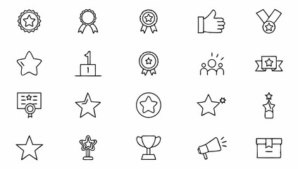 benefit line icon big set  reward  bonus  loyalty  (1).eps