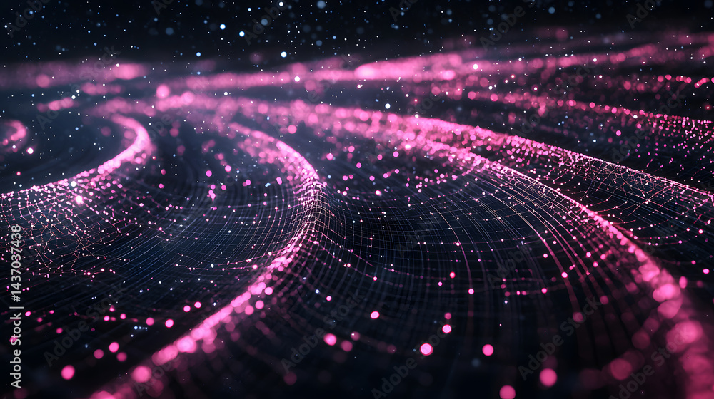 Poster exploring interstellar communication outer space research project digital universe innovative perspe