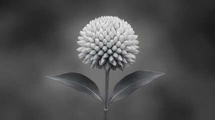Monochrome Flower Bloom Botanical Photography
