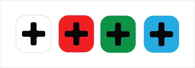 Obraz premium plus gradient icon graphic design