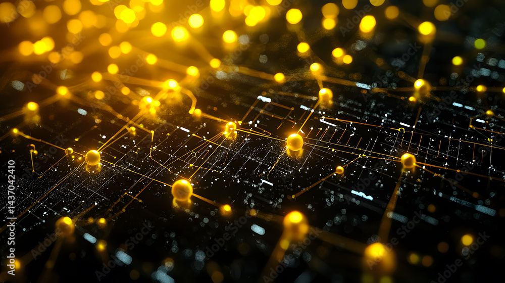 Poster exploring quantum computing and multidimensional data visualization digital realm research paper vir