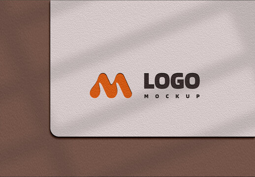 Close-Up Logo Mockup